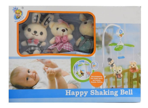 Móvil Musical 3 Muñecos De Peluche 1437830