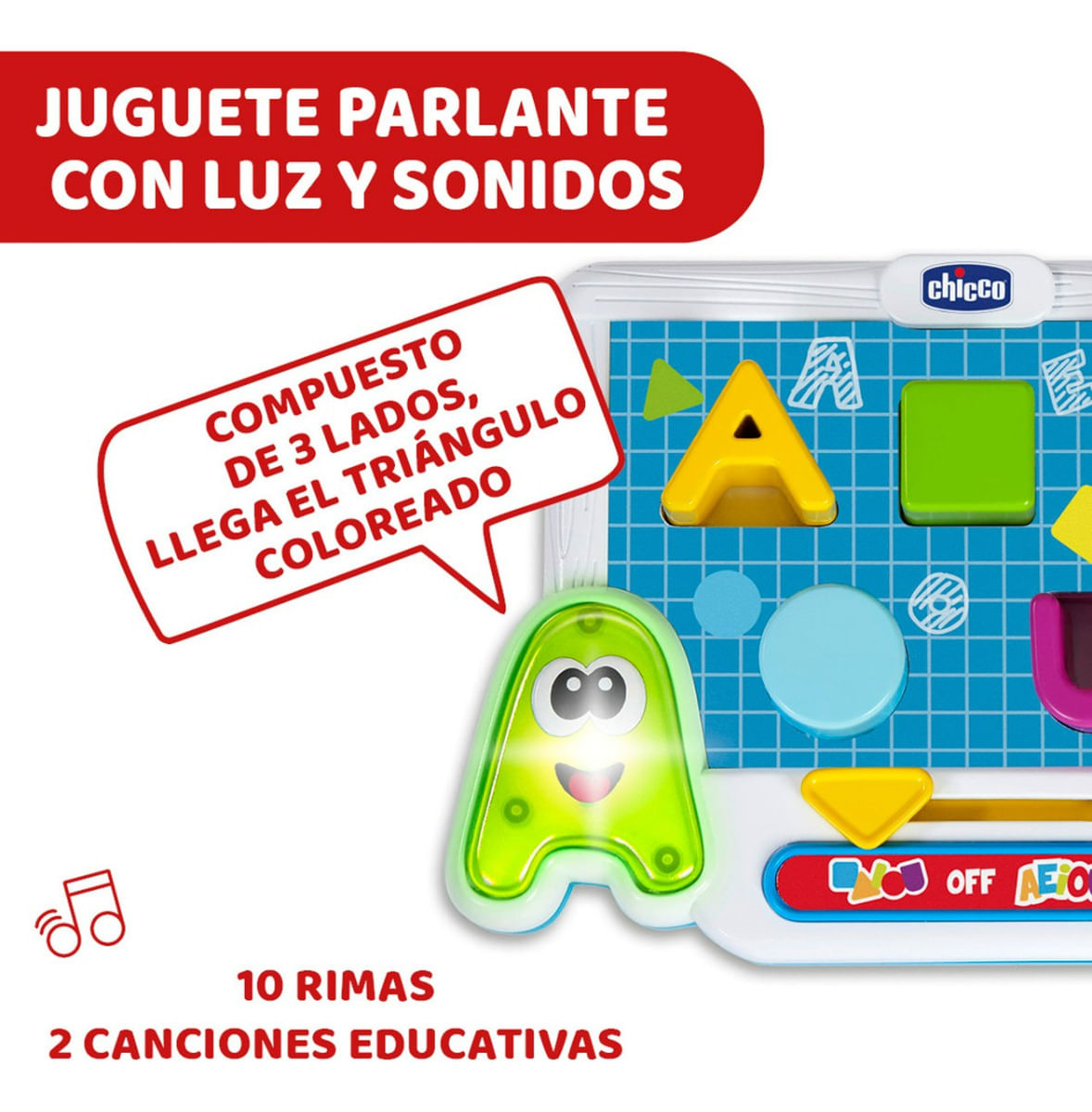 Chicco Juego De Encastre Formas Y Vocales 9798000040