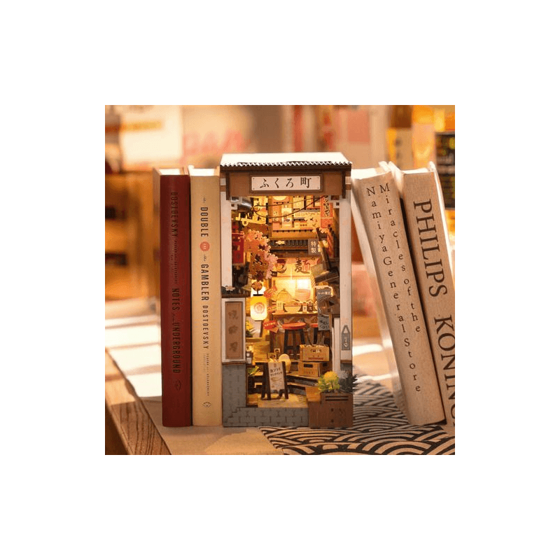 Robotime Puzzle Book Nook Sakura Callejon Del Vino Tgb11