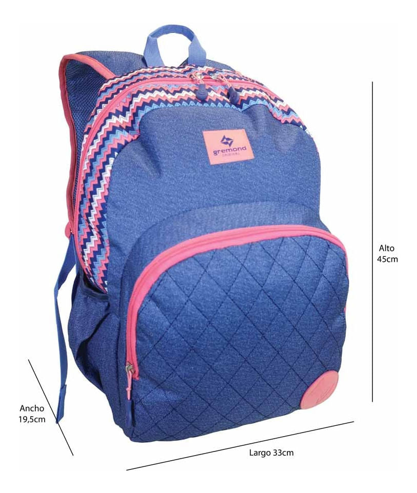 Gremond Mochila Portanotebook Kids Azul Cali 05350290002