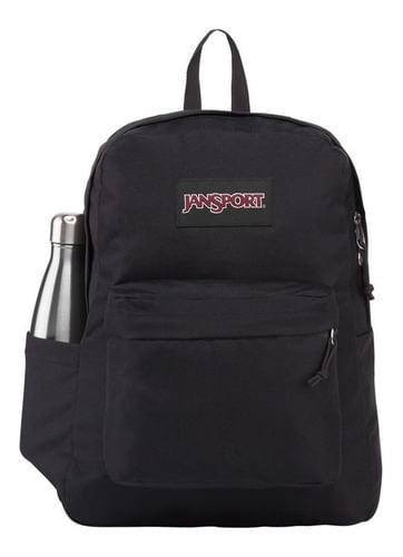 Jansport Mochila Superbreak Black 26l Bolsillo Porta Botella