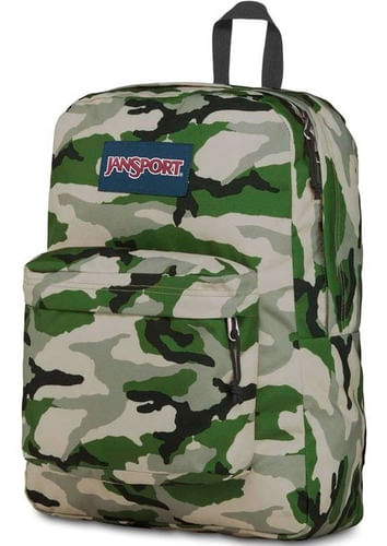 Jansport Mochila Superbreak Camuflado 26l Bolsillo Botella
