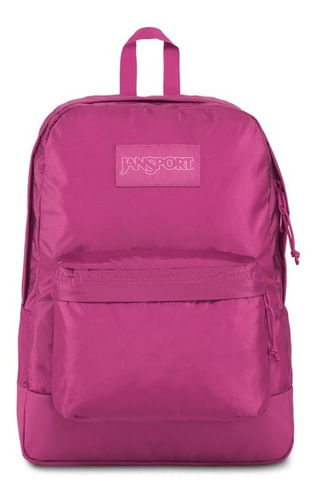 Jansport Mochila Monocromática Superbreak Magenta Haze 25l