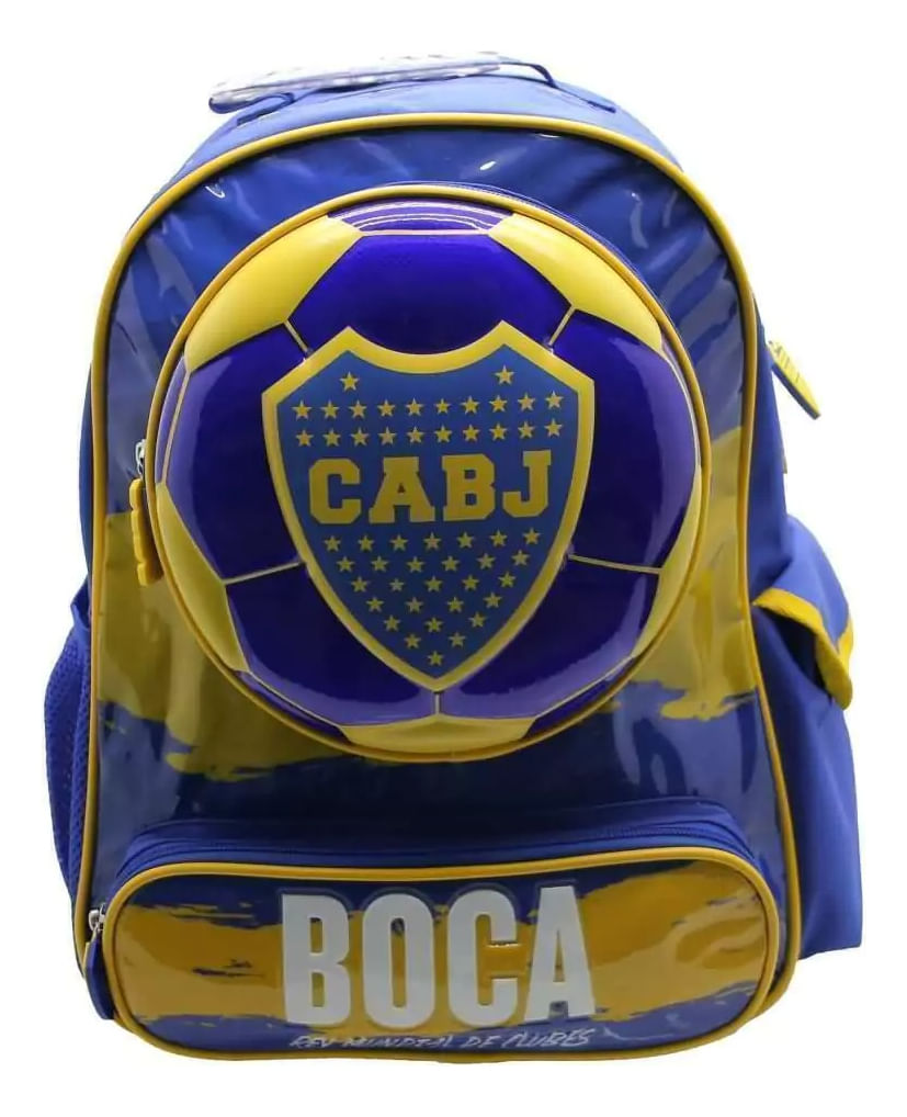 Mochila Boca Jrs Espalda 16 Pulgadas Bo185