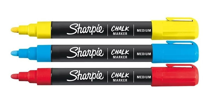 Sharpie Chalk Tiza Líquida Borrable X 3 Colores 2175440