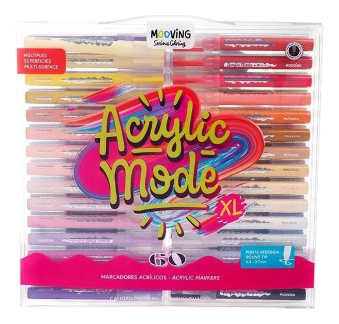 Mooving Acrylic Mode Xl Marcadores Acrilicos X60 3022160