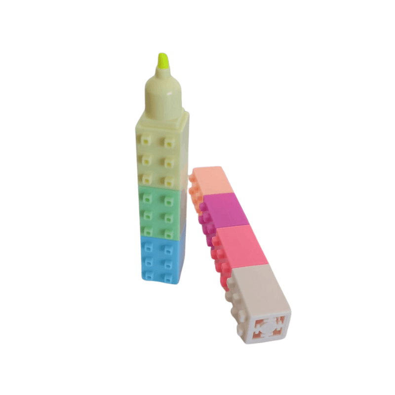 Resaltador 6 Colores Modelo Ladrillos SL6609 Kinderland