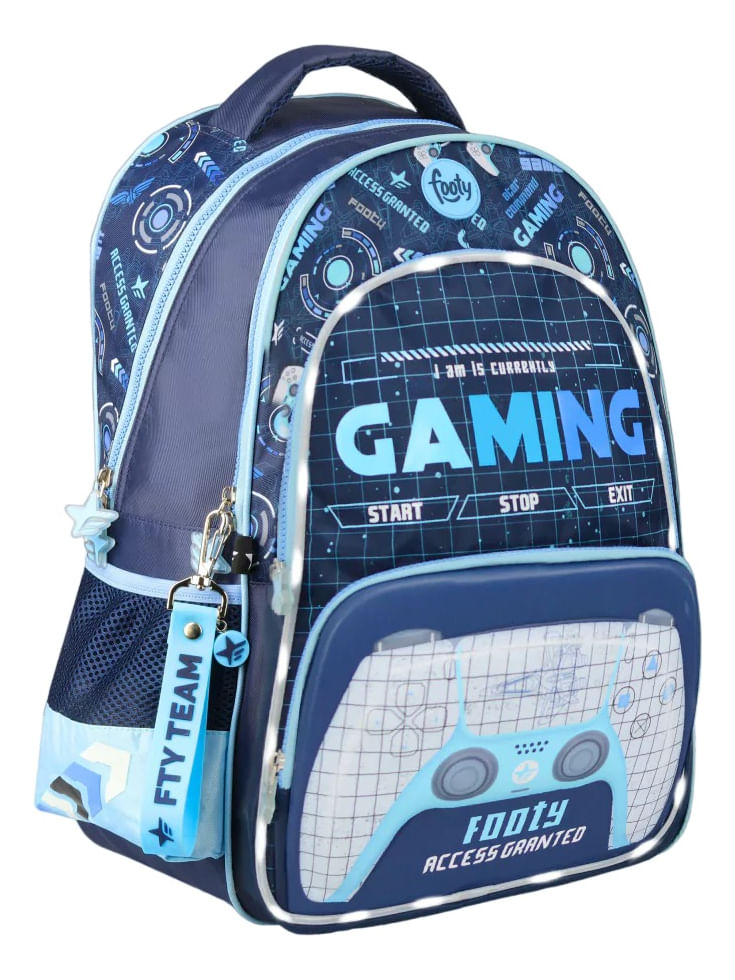 Footy Mochila Level Up Con Luz Led Espalda F3263