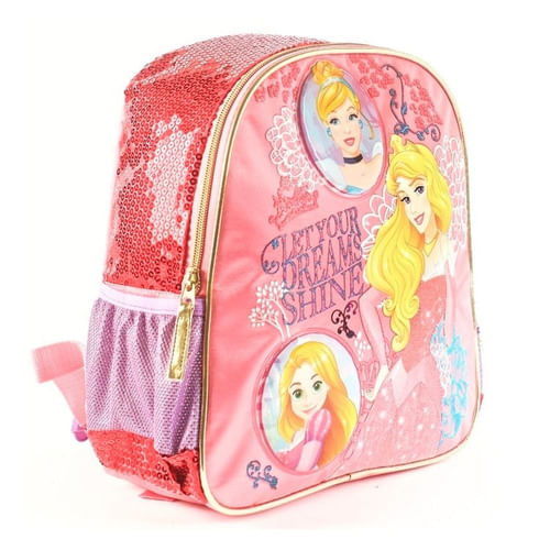 Mochila Espalda 12 PLG Princesa con lentejuelas 81258