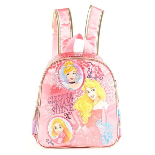 Mochila Espalda 12 PLG Princesa con lentejuelas 81258
