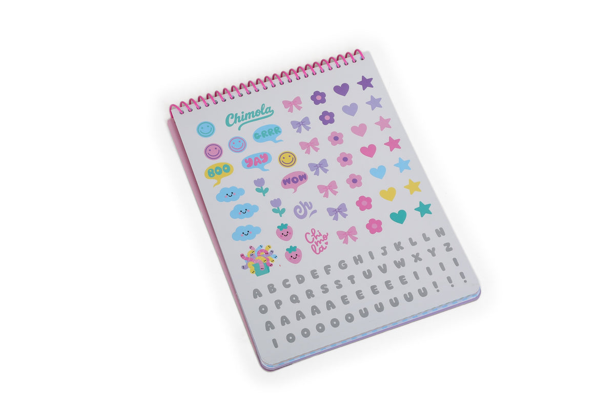 Chimola Coloring Set Monster Lila ST153