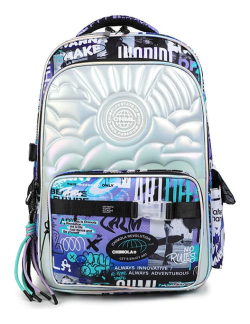 Chimola Mochila Espalda Trama Relieve 18'' Art Life TR71
