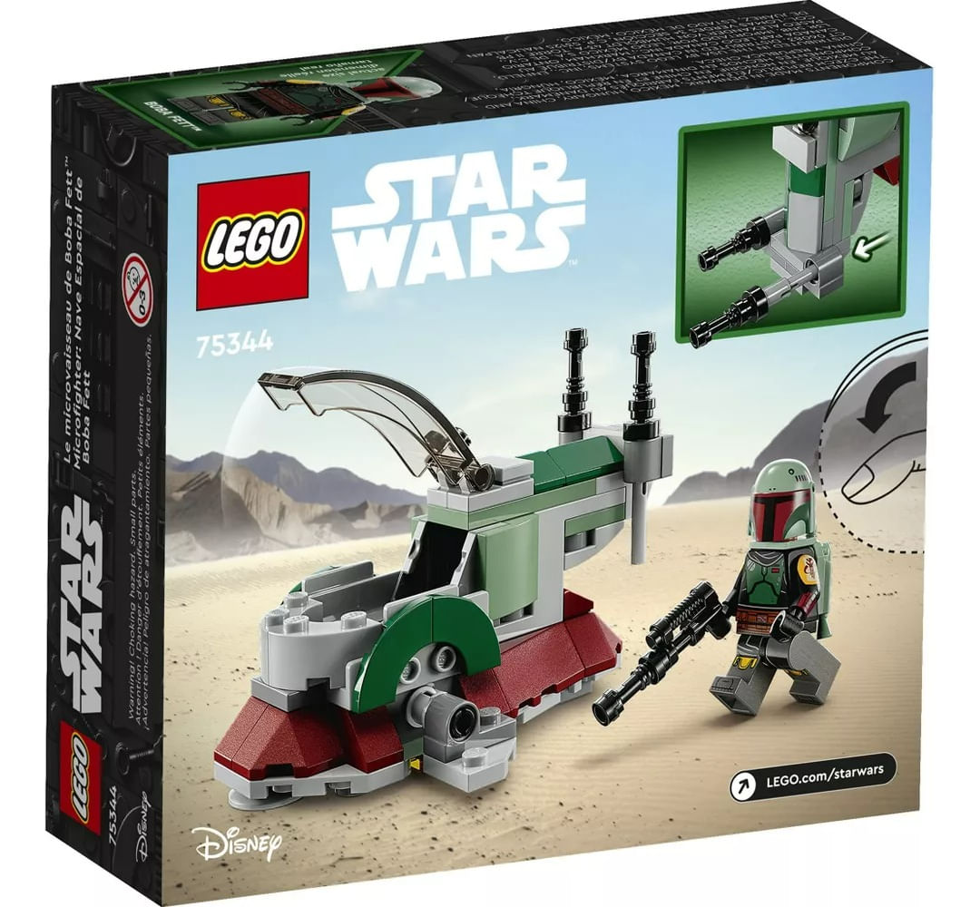 Lego Star Wars Boba Fett's Starship Microfighter Set 75344