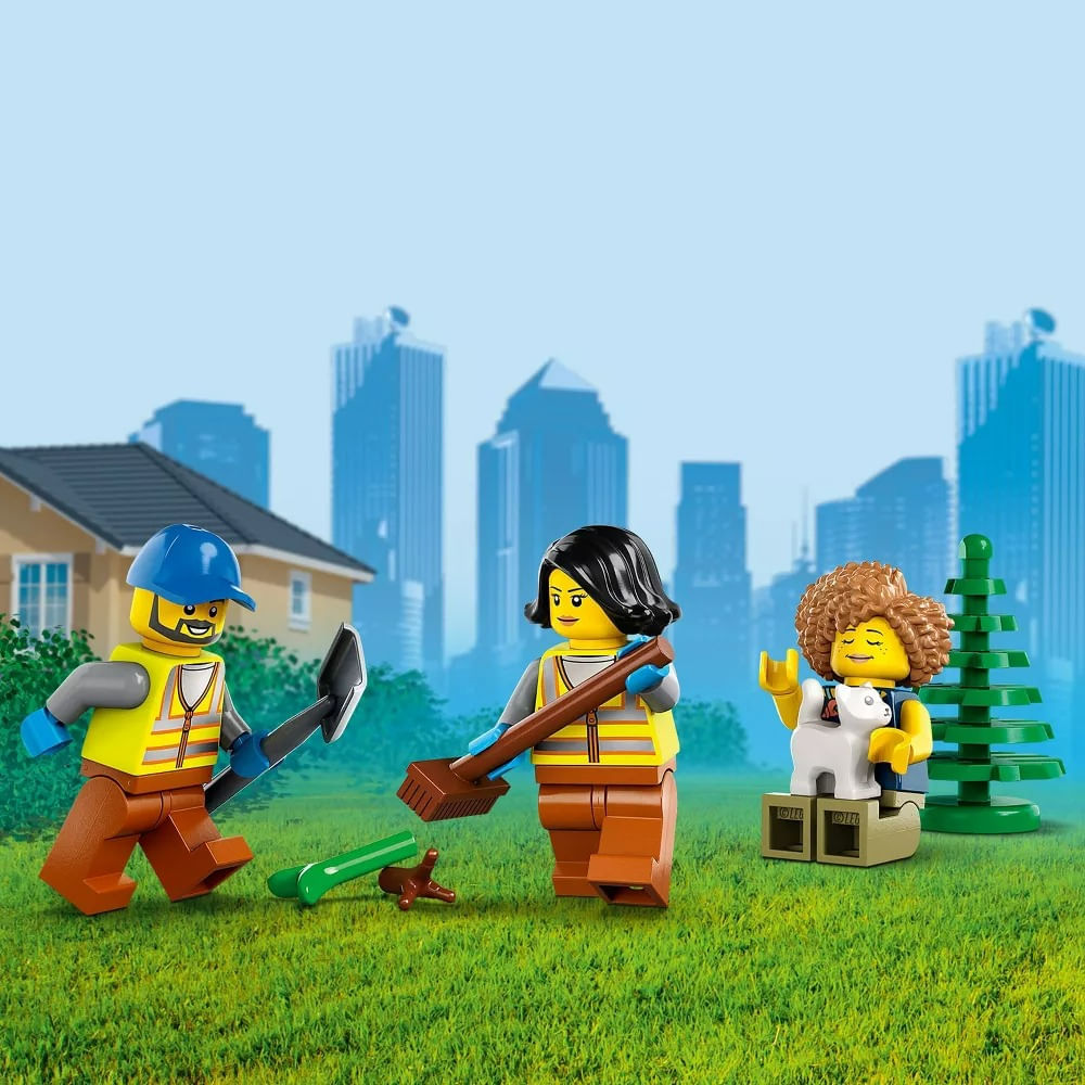 Lego City Camión De Reciclaje Papelera 60386