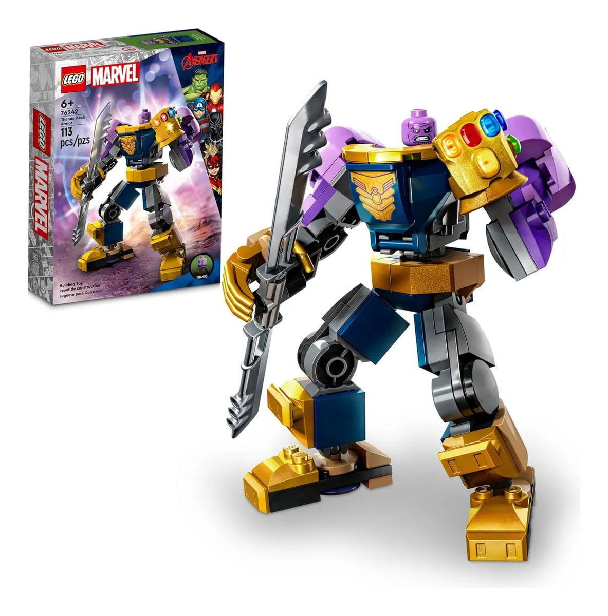Lego Marvel Thanos Mech Armor 76242