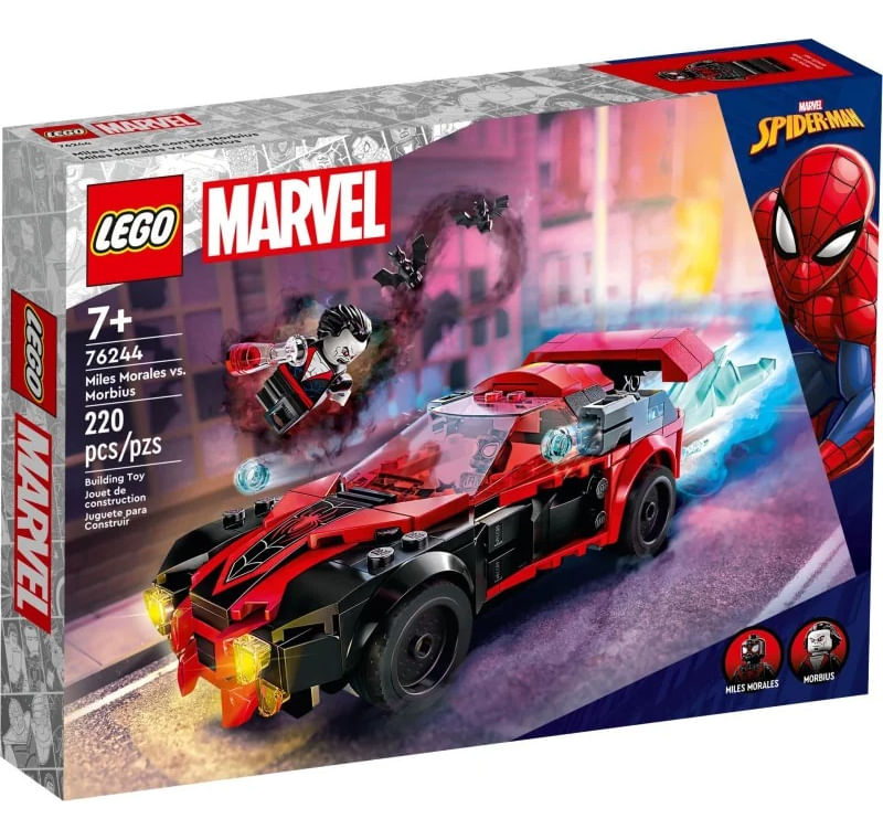 Lego Marvel Miles Morales Vs. Morbius 76244