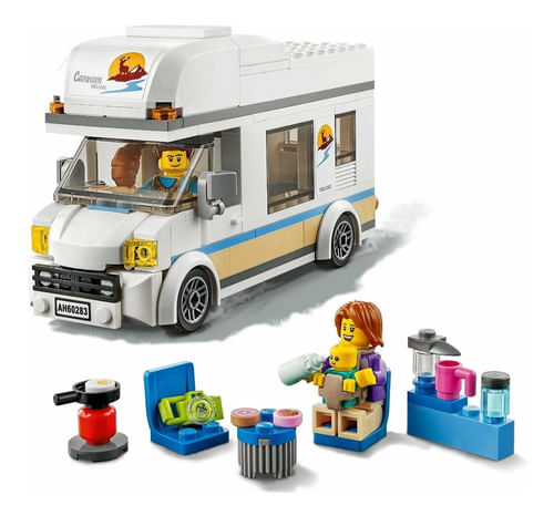 Lego City Autocaravana De Vacaciones 60283