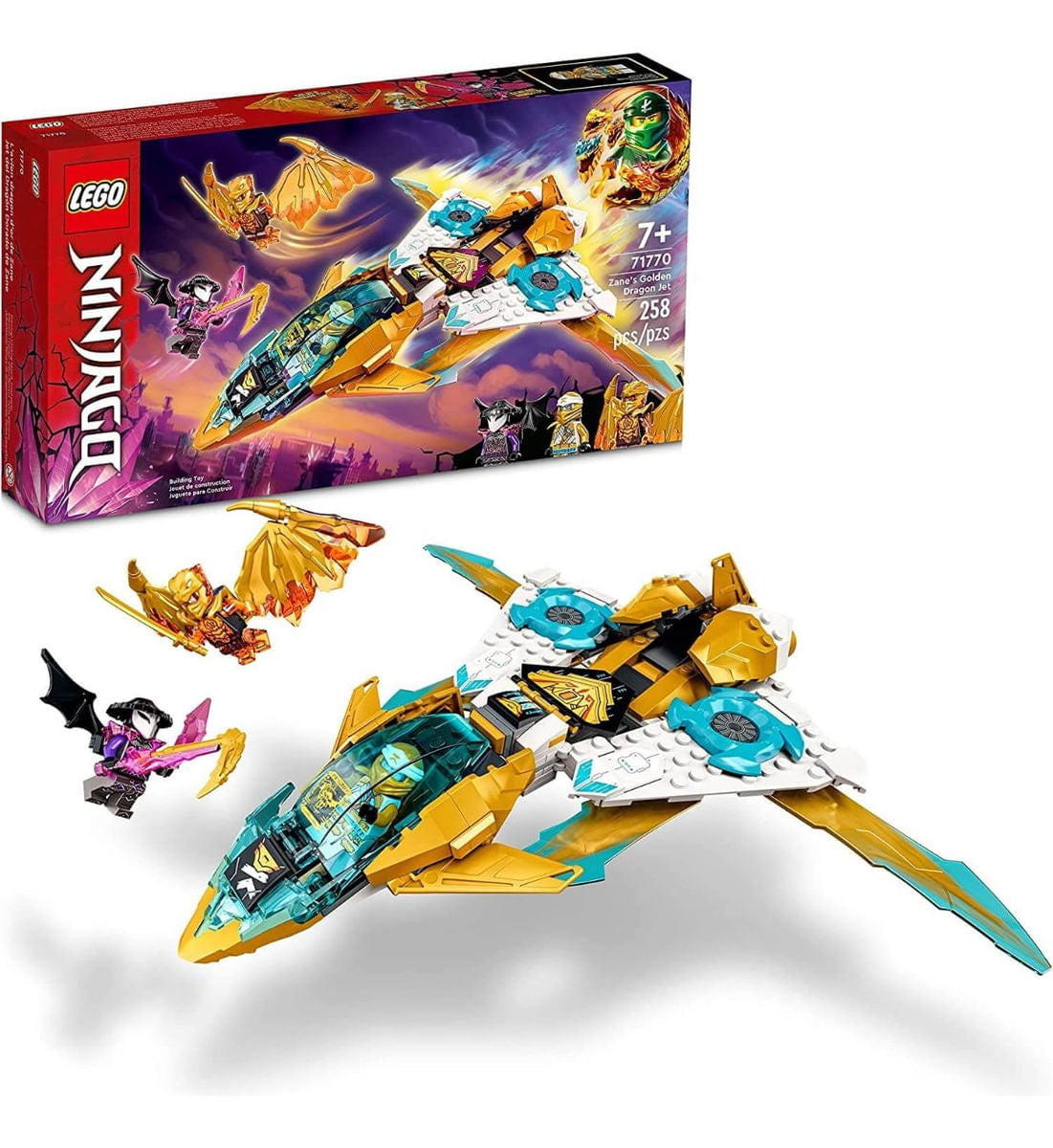 Lego Ninjago Zane's Golden Dragon Jet 71770