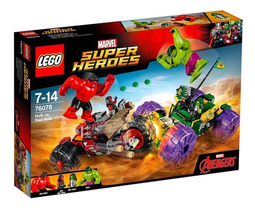 Lego Marvel Súper Héroes Hulk Vs Hulk Rojo 76078