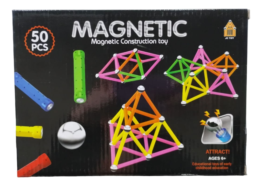 Magnetic Bloques Magneticos 50 Piezas 2022131 Shine