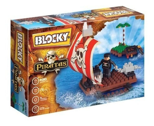 Blocky Balsa Pirata 100 Pz 010637