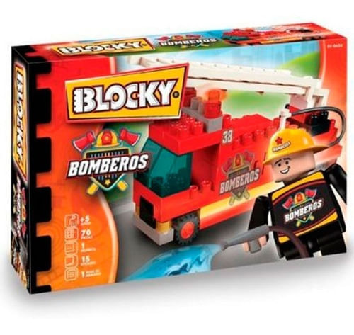 Blocky Bomberos 1 70 Piezas 010650