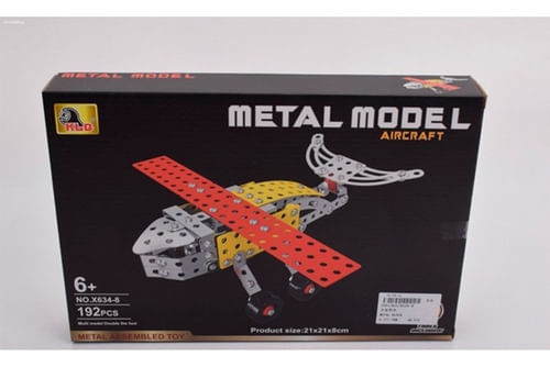 Arma Tu Aeroplano De Metal 192 Pcs 1901362