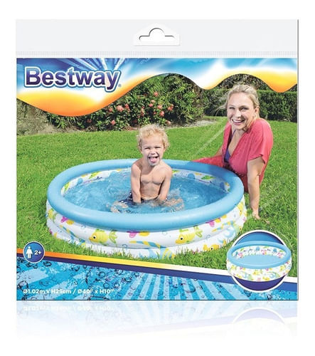Bestway Pileta Fondo Del Mar 102x25cm 51008