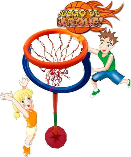 Juego De Basquet Completo Con Pelota Juegosol En Bolsa 39b