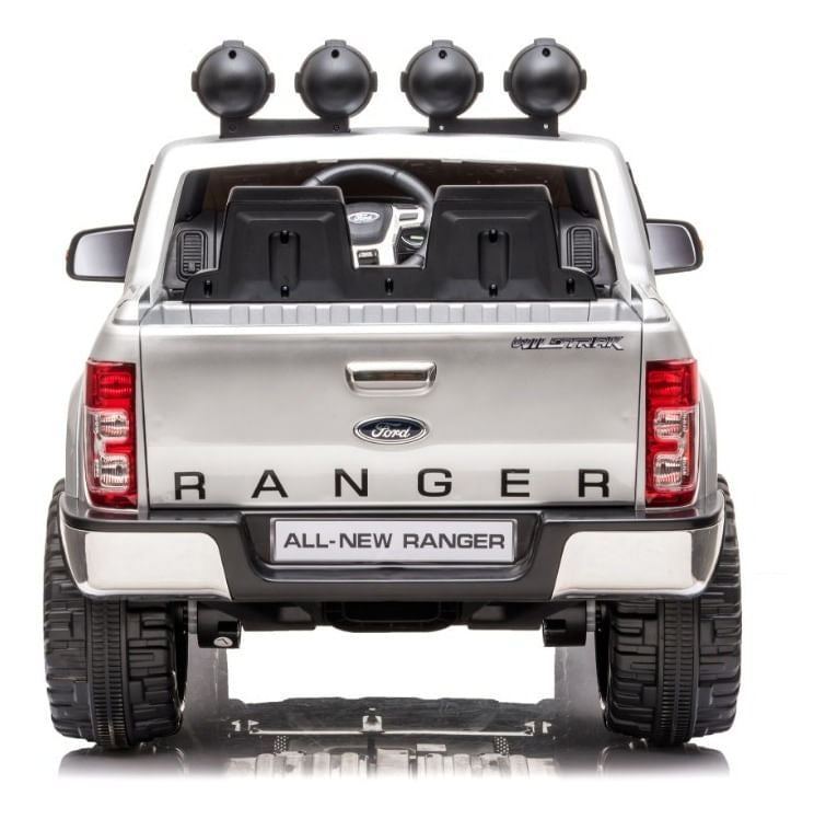 Camioneta Ford Ranger Auto A Bateria Gris Con R/c 12v