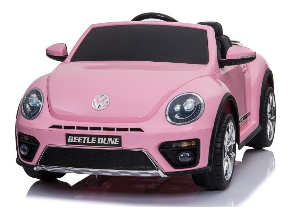 Auto A Bateria Volkswagen New Beetle Cl-shx4303 Rosa