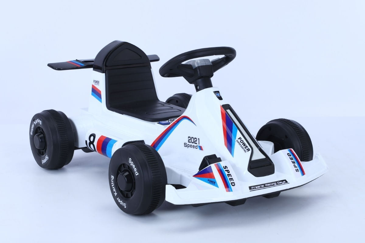 Karting A Bateria Bdq-9 Blanco