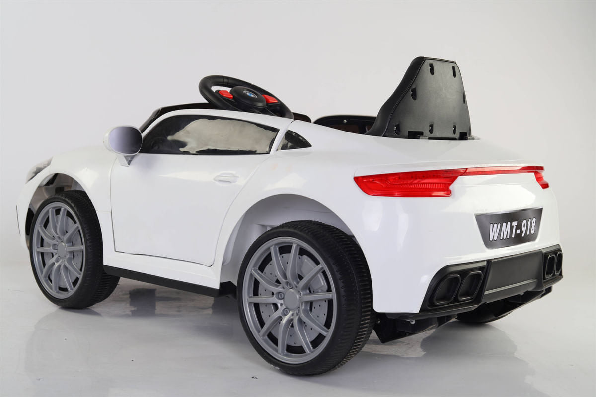 Auto A Bateria Infantil Blanco Wmt-918