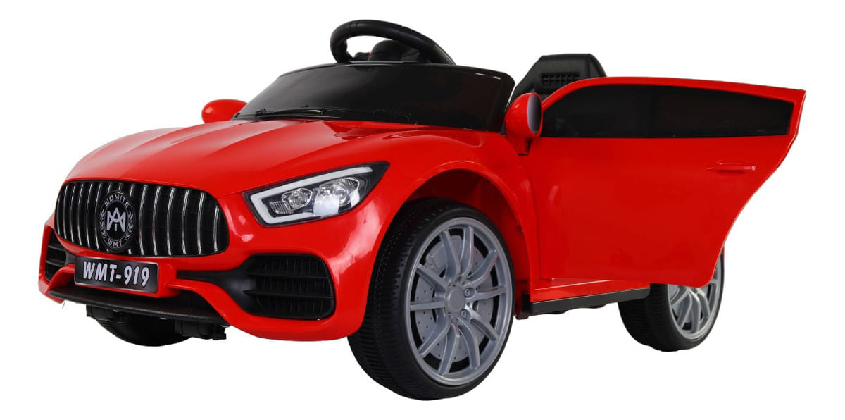 Auto A Bateria Infantil Rojo Wmt-919