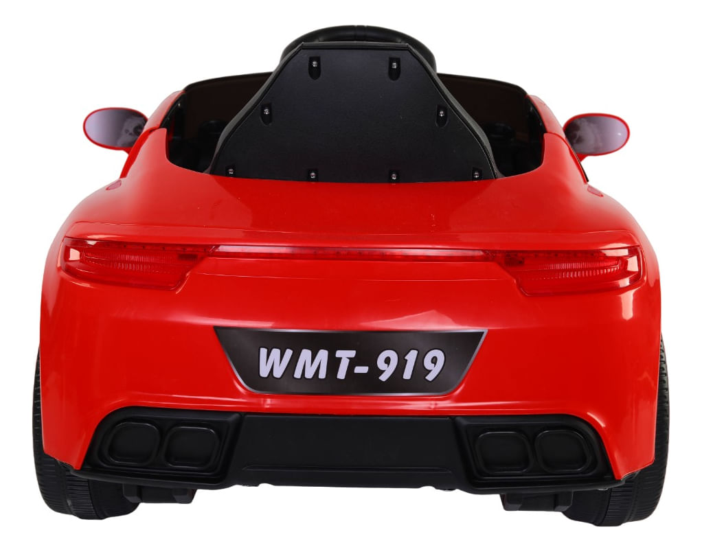 Auto A Bateria Infantil Rojo Wmt-919