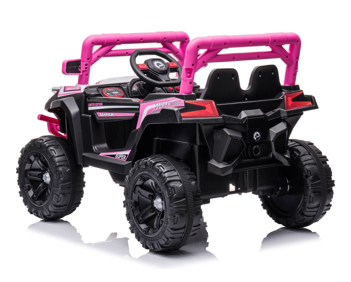 Auto A Bateria Infantil Rosa Cl-903