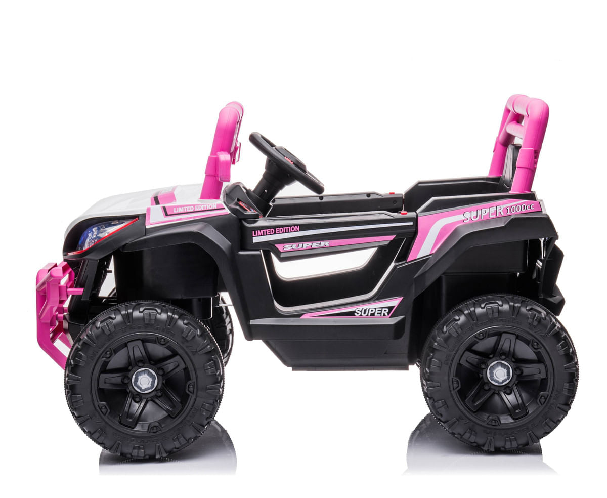 Auto A Bateria Infantil Rosa Cl-903