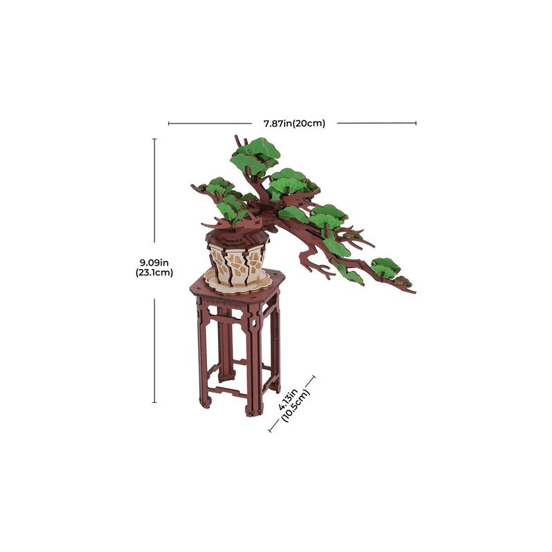 Robotime Puzzle Rolife Evergreen Pine Bonsai TG510
