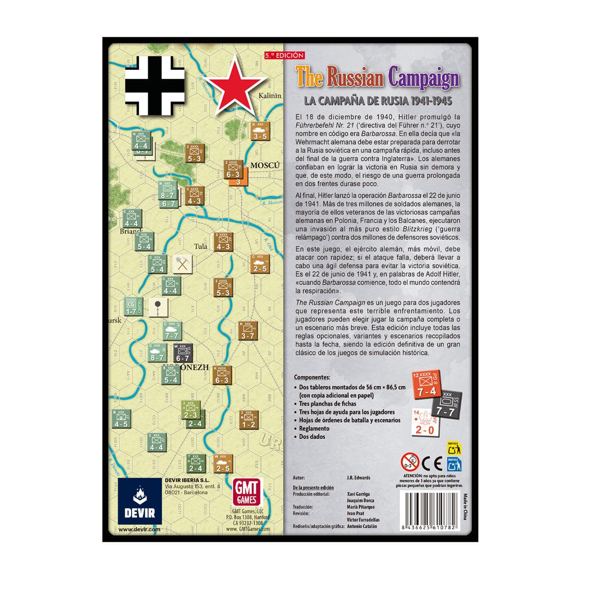 Juego The Russian Campaign Devir 40-1086
