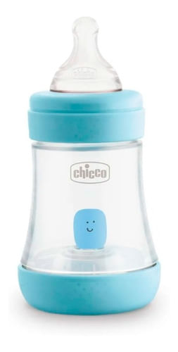 Mamadera Perfect 5 Flujo Lento 150ml Azul