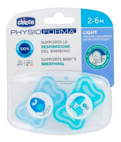 Chicco Chupete 26 Meses Physio Forma Light Azul 71031210