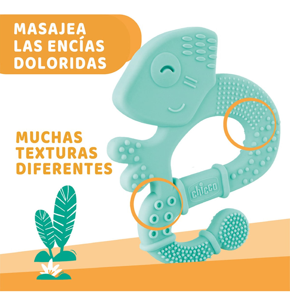 Chicco Mordedor De Silicona Camaleon 00028110200000