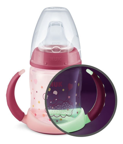 Vaso Nuk Aprendizaje Luminoso 150ml Rosa N0743910a
