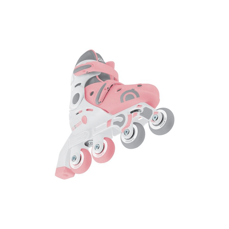 Globber Learning Inline Skates 2in1 Size 30-33 Pastel Pink 783-210