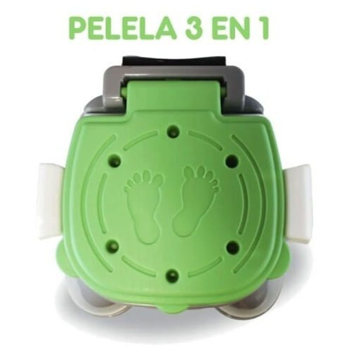 Pelela 3 En 1 Eco Gris Y Verde Okbb0285
