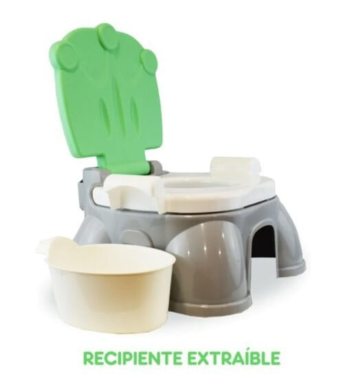 Pelela 3 En 1 Eco Gris Y Verde Okbb0285