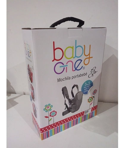 Baby One Mochila con apoya Cabeza Gris Bomo004