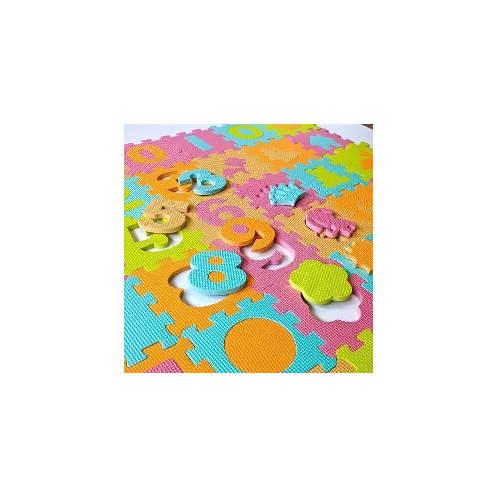 MultiEva Piso de Goma Eva de 15cm x 15cm color pastel 93219P