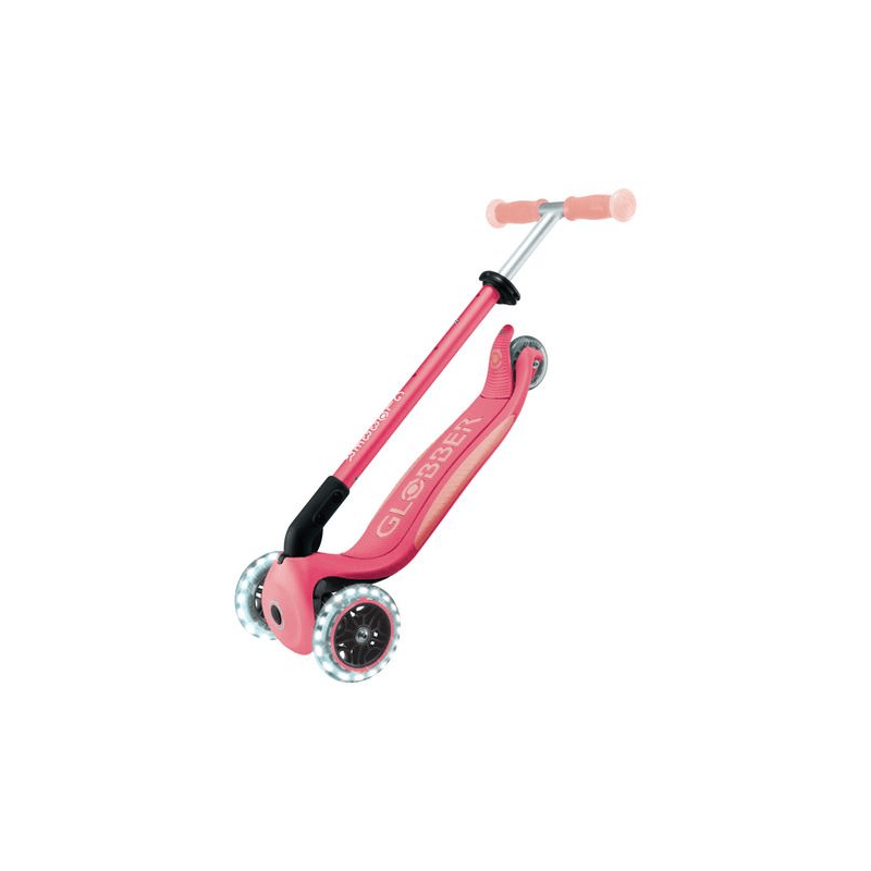 Globber Monopatin Elite Glow Lights, Coral Pink 839-110
