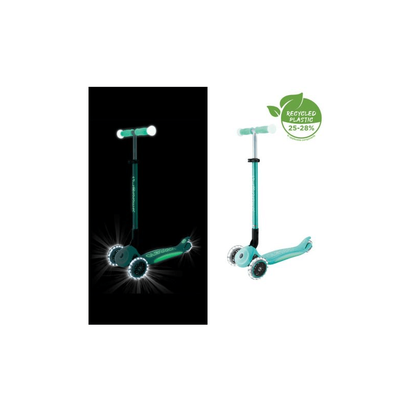 Globber Monopatin Elite Glow Lights, Mint 839-206